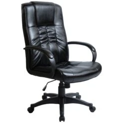 Turin Leather Faced Manager Chair