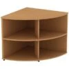 Alpha Plus Corner Storage Bookcase