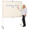 Ultralon Mobile Magnetic Pivoted Whiteboard
