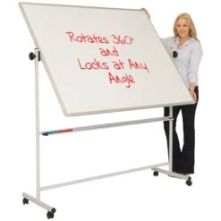 Ultralon Mobile Non-Magnetic Swivel Teaching Whiteboards