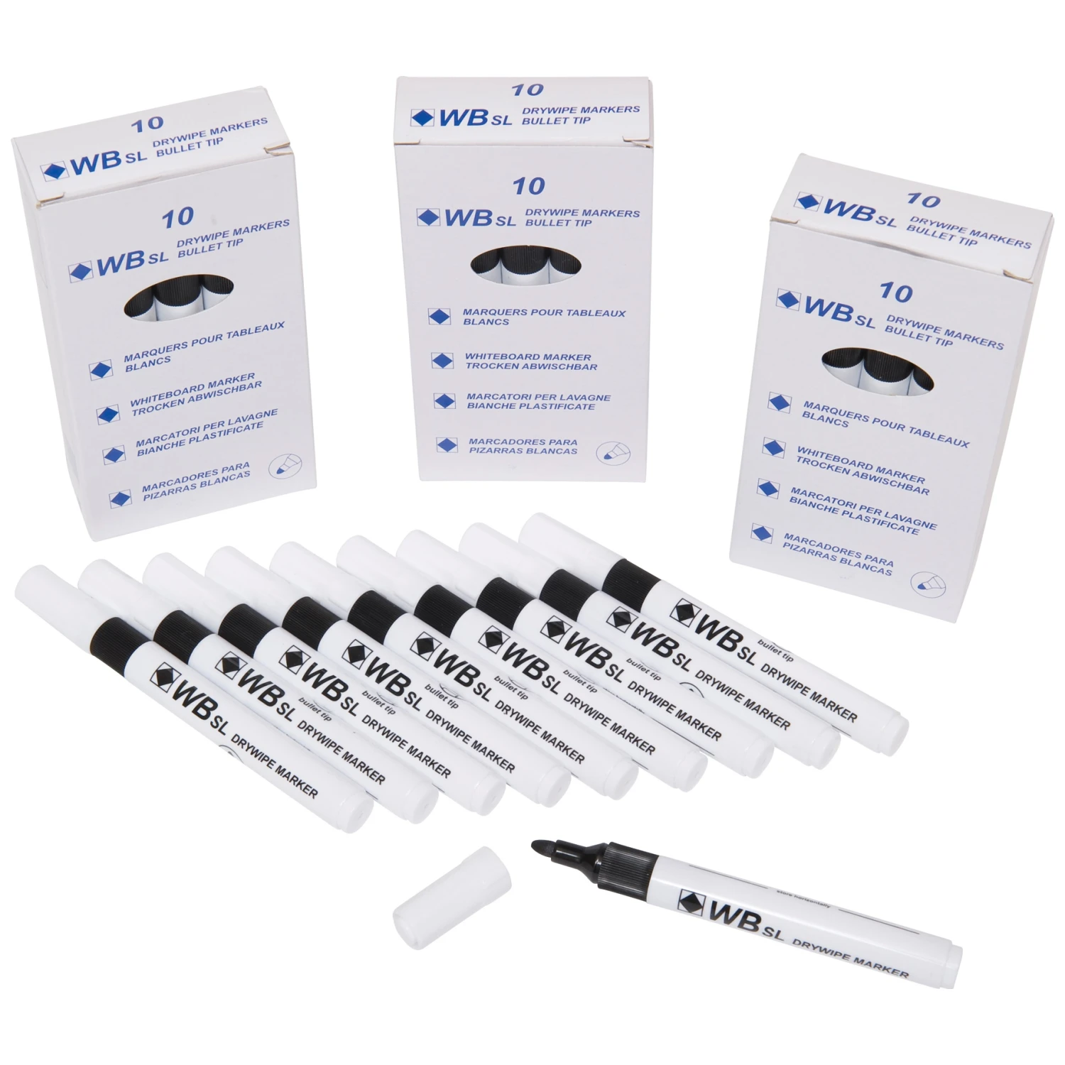 Teacher Dry Wipe Marker Pen Pack