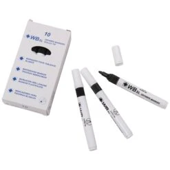 Black Junior Dry Wipe Marker Pen Pack
