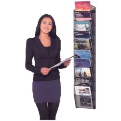 Mesh Wall Mounted Literature Dispenser