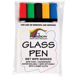 Glass And Blackboard Narrow Tip Coloured Marker Pens