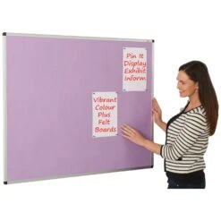 ColourPlus Aluminium Framed Felt Noticeboards