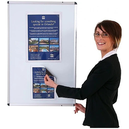 Magnetic Clear Pocket Leaflet Holder