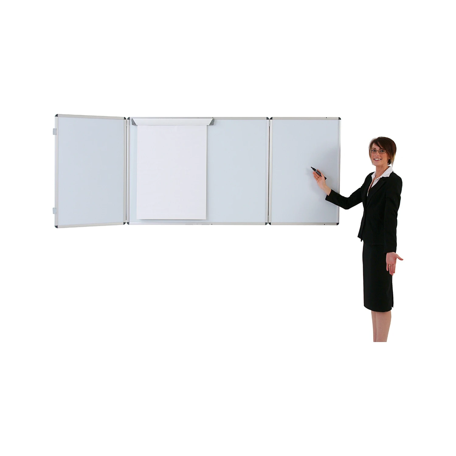 Tamperproof Space Saving Dry Wipe Whiteboards