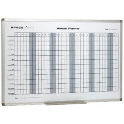 Annual Planner Marked Magnetic Whiteboard