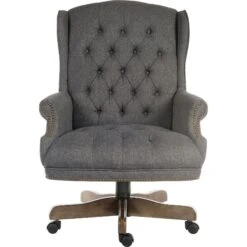 Chairman Grey Traditional Manager Chair
