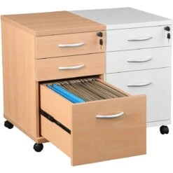 Karbon Tall Under Desk Mobile Pedestals