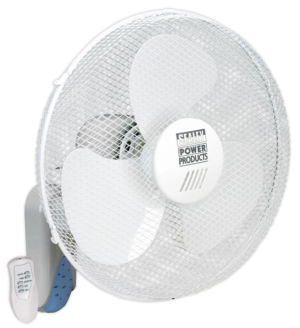 Sealey 230V 3-Speed Wall Fans With Remote Control
