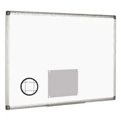 Bi-Office Magnetic Gridded Whiteboard