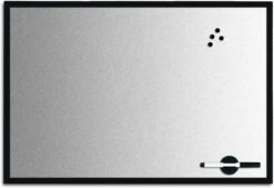 Bi-Office Magnetic Designer Whiteboards (Silver Finish)