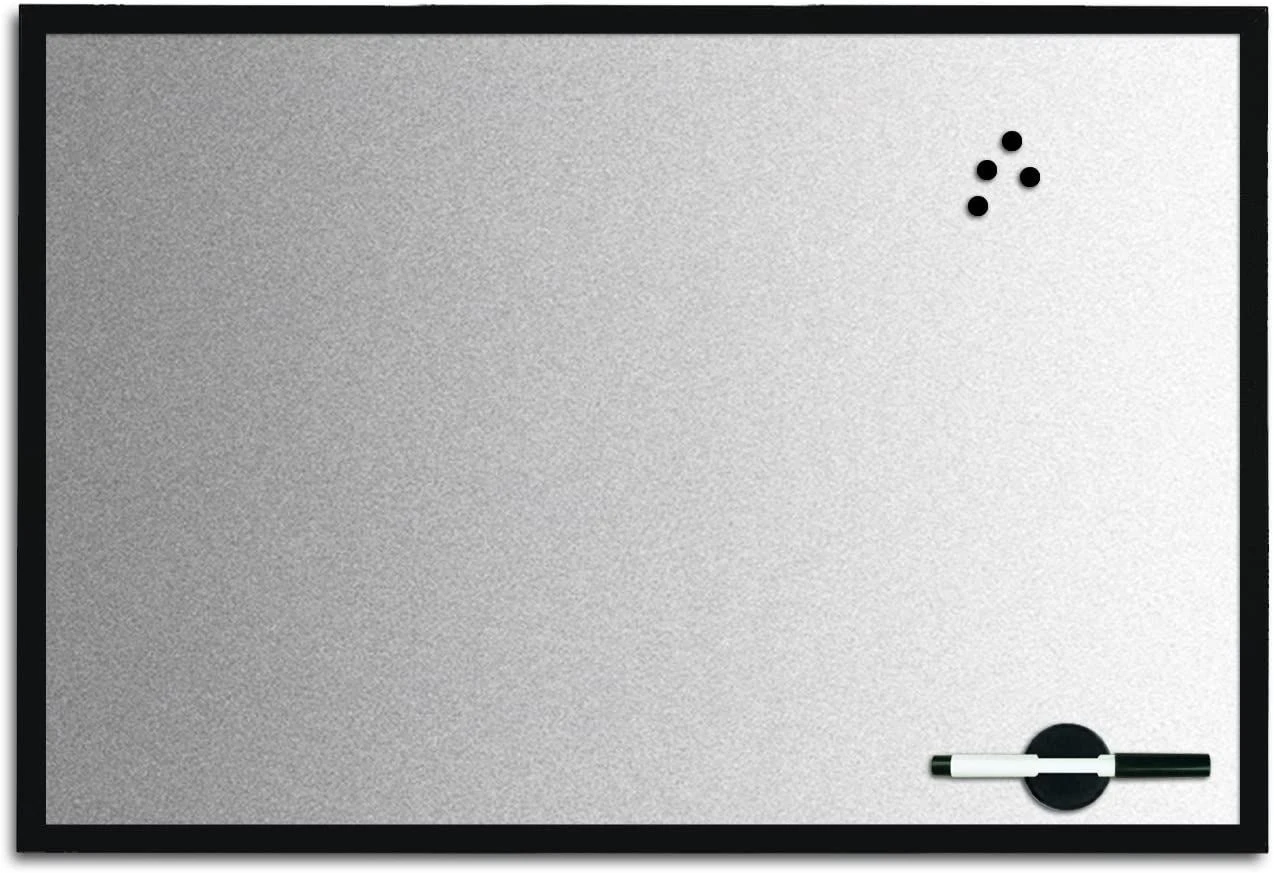 Bi-Office Magnetic Designer Whiteboards (Silver Finish)