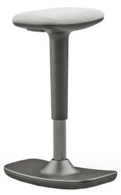 Perch Black Sit-Stand Stool