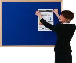 Eco Friendly Wood Frame Noticeboard