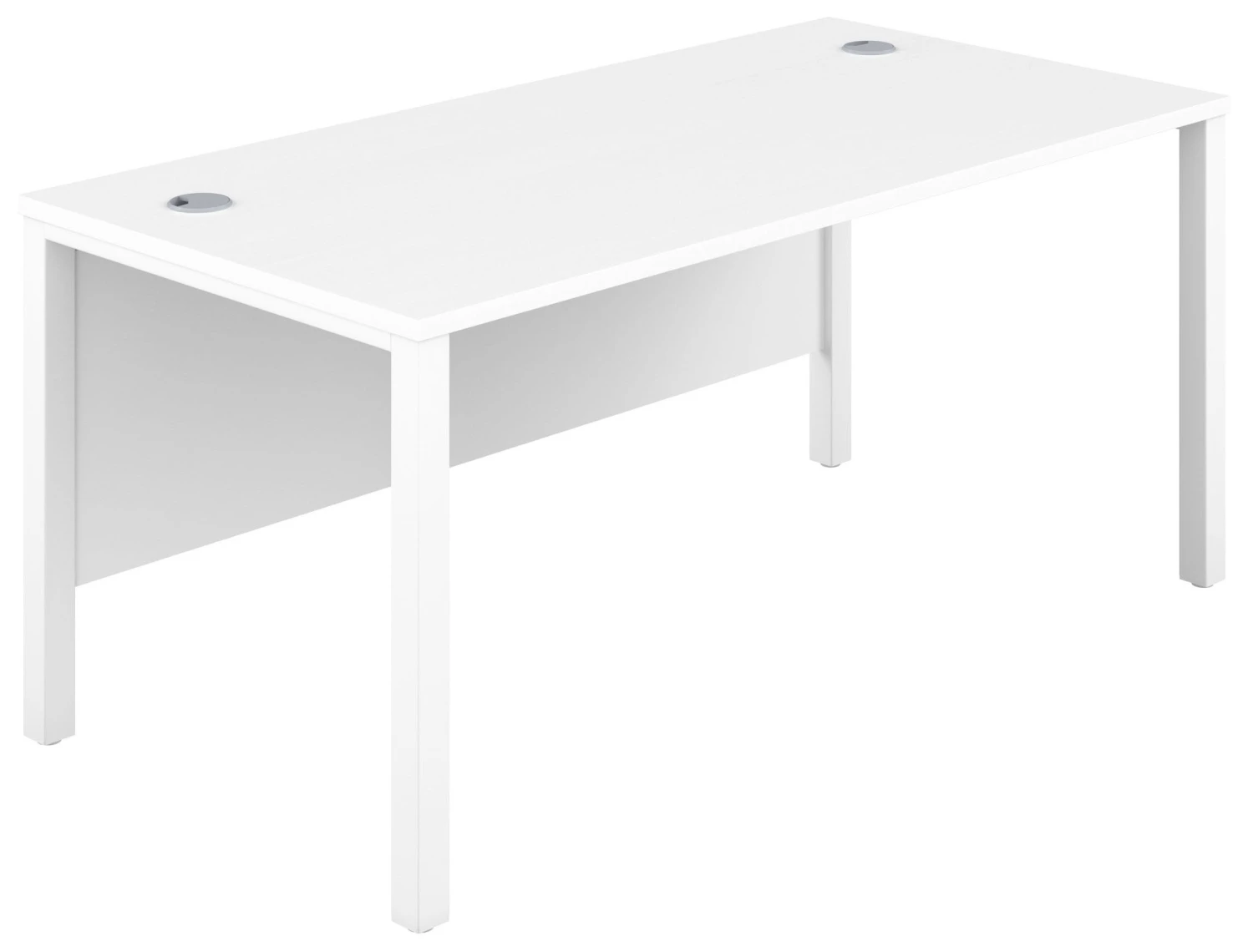 Commerce II Executive White Rectangular Office Desks