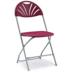 NEXT DAY Fan Back Folding Chair (Pack Of 8)